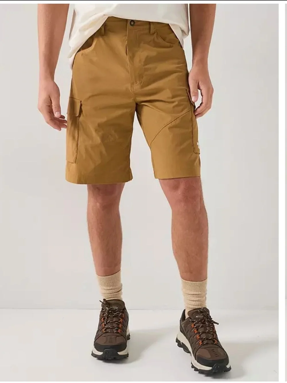 The North Face Shorts Mens Size 38 Hiking Daytrip Cargo Shorts Kelp Tan Cotton